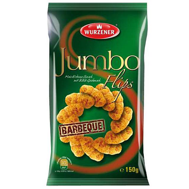 Jumbo Flips Barbeque 150g ( Wurzener )