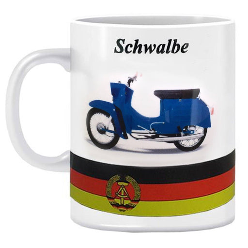 Kaffeebecher Motiv "Schwalbe" Keramiktasse - Ossiladen I Ostprodukte Versand