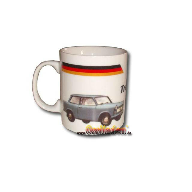 Kaffeebecher Motiv "Trabant" Keramiktasse - Ossiladen I Ostprodukte Versand