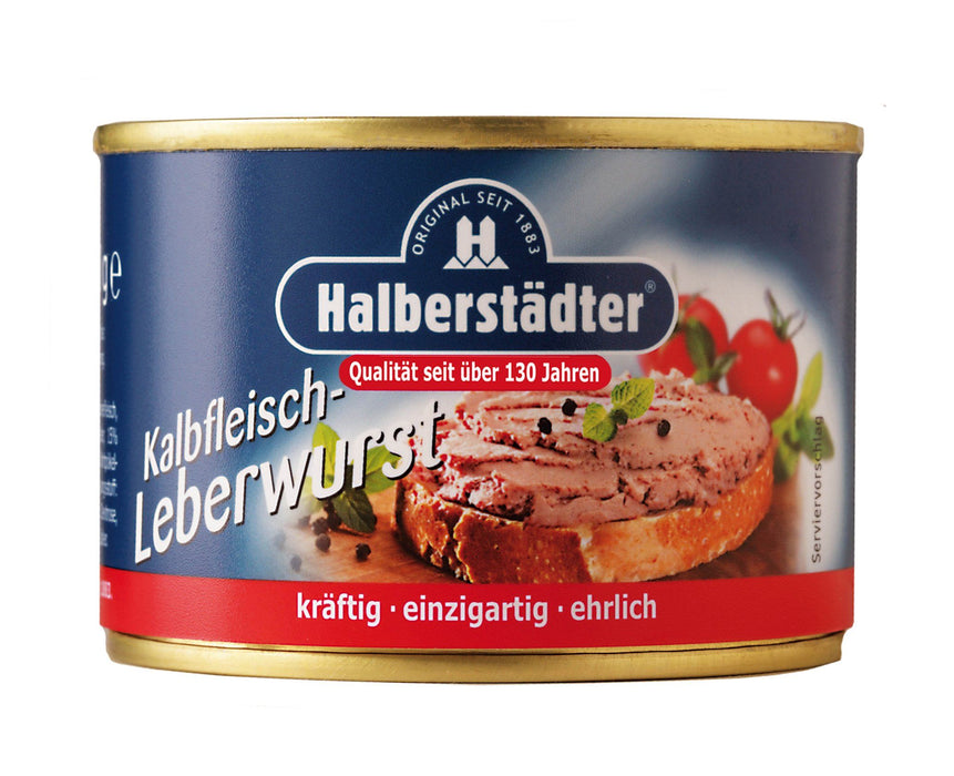 Kalbfleisch - Leberwurst ( Halberstädter ) 160g
