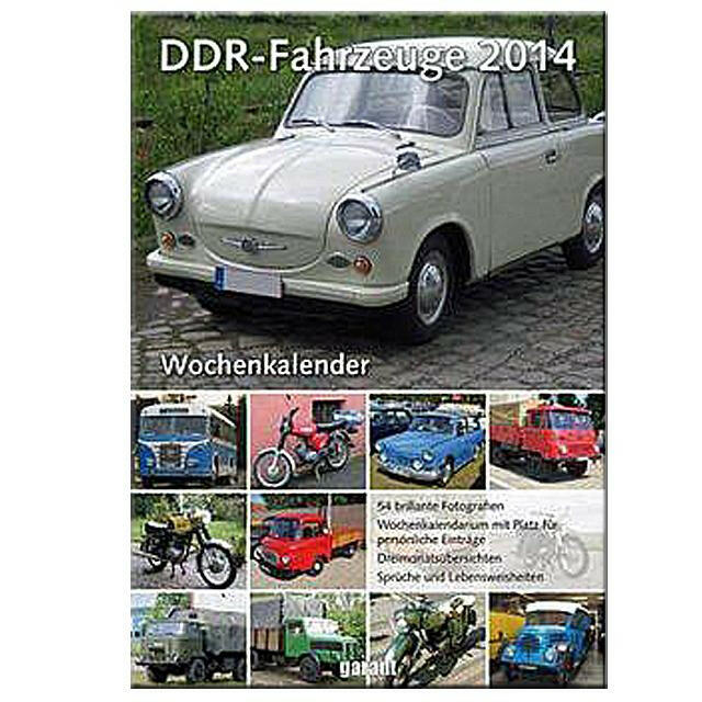 Kalender DDR - Fahrzeuge 2014