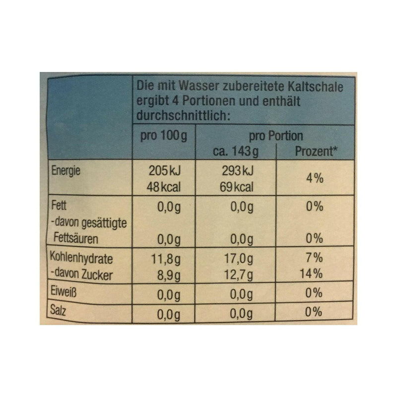 Kaltschale Erdbeere-Johannisbeere (Komet) - Ossiladen I Ostprodukte Versand