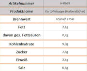 Kartoffelsuppe (Halberstädter) - Ossiladen I Ostprodukte Versand