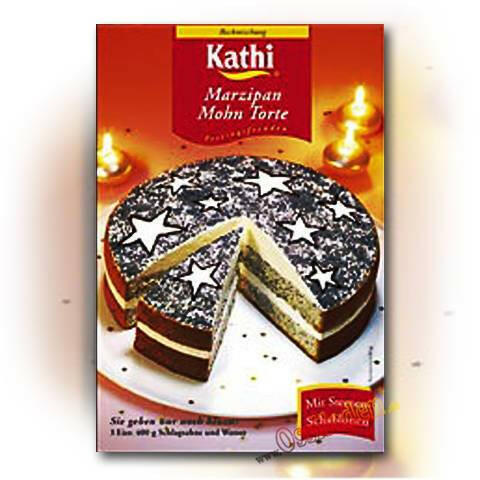 Kathi Marzipan Mohn Torte, 380g