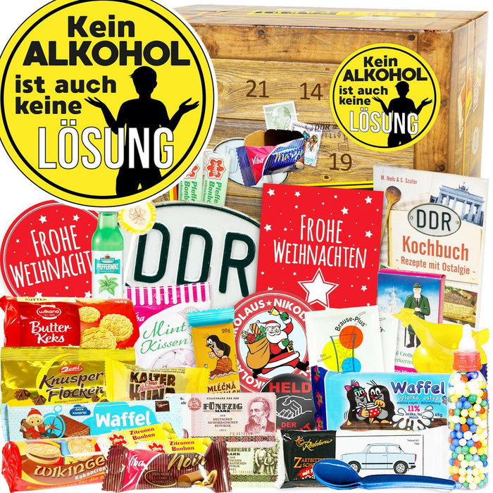 Kein Alkohol ist auch keine Lösung - DDR Adventskalender - Ossiladen I Ostprodukte Versand
