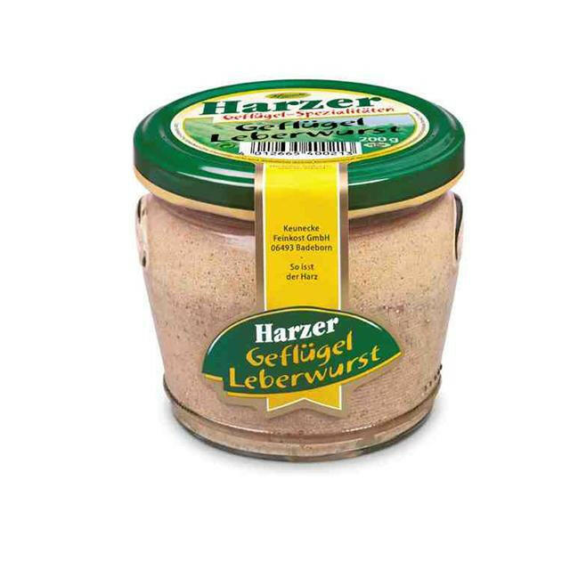 Keunecke Harzer Geflügel Leberwurst 200g