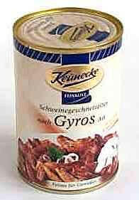 Keunecke Schweinegeschnetzeltes nach Gyros-Art, 400g