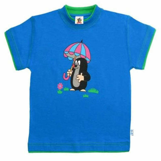 Kinder T-Shirt - der kleine Maulwurf - blau