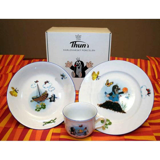 Kindergeschirr Kleiner Maulwurf, Motiv Boot