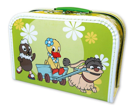 Kinderkoffer Pitti-Schnatti-Moppi grün Pappe 30cm