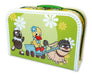 Kinderkoffer Pitti-Schnatti-Moppi grün Pappe 30cm