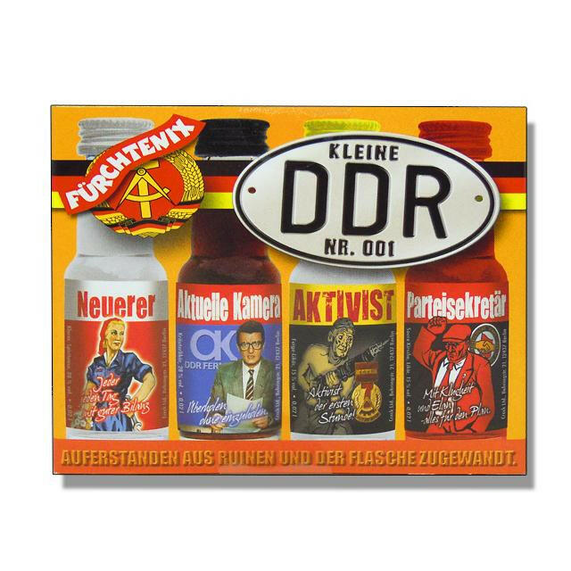 kleine DDR - Satire-Spirituosen (Schilkin), 4x0,02l