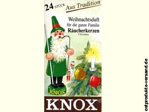 Knox Räucherkerzen Weihnachtsduft - Ossiladen I Ostprodukte Versand