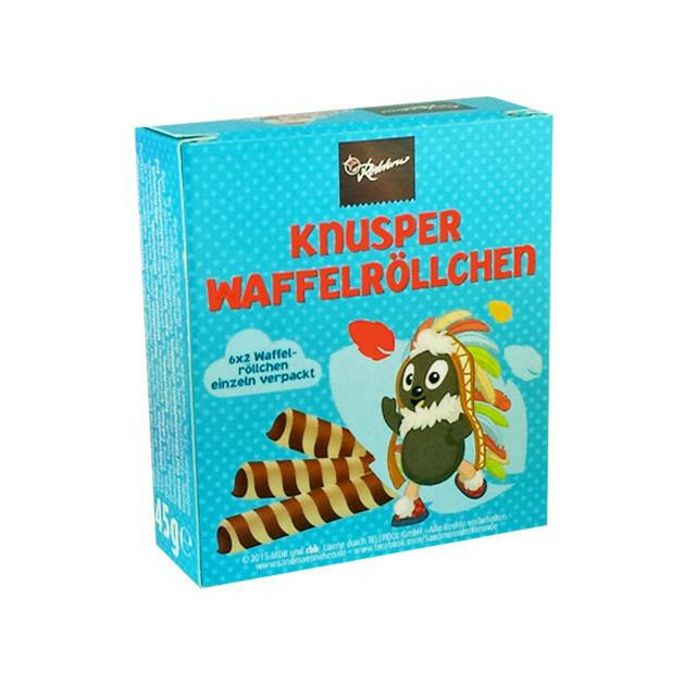Knusper Waffelröllchen Pittiplatsch ( Rotstern )