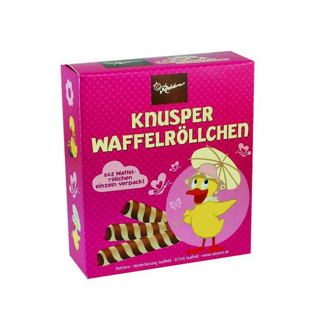 Knusper Waffelröllchen Schnatterinchen ( Rotstern )