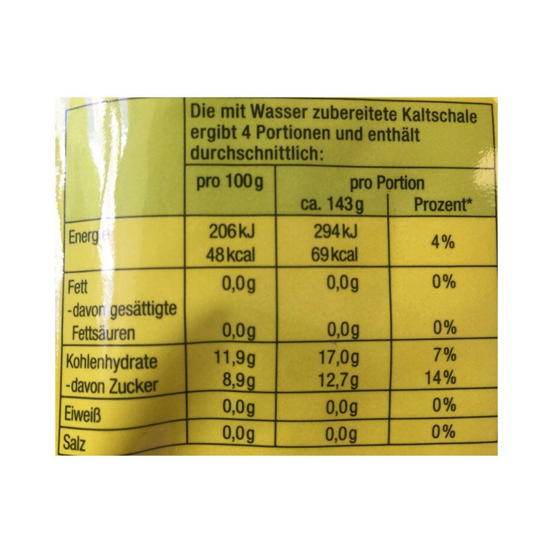 Komet Kaltschale Pfirsich-Maracuja - Ossiladen I Ostprodukte Versand