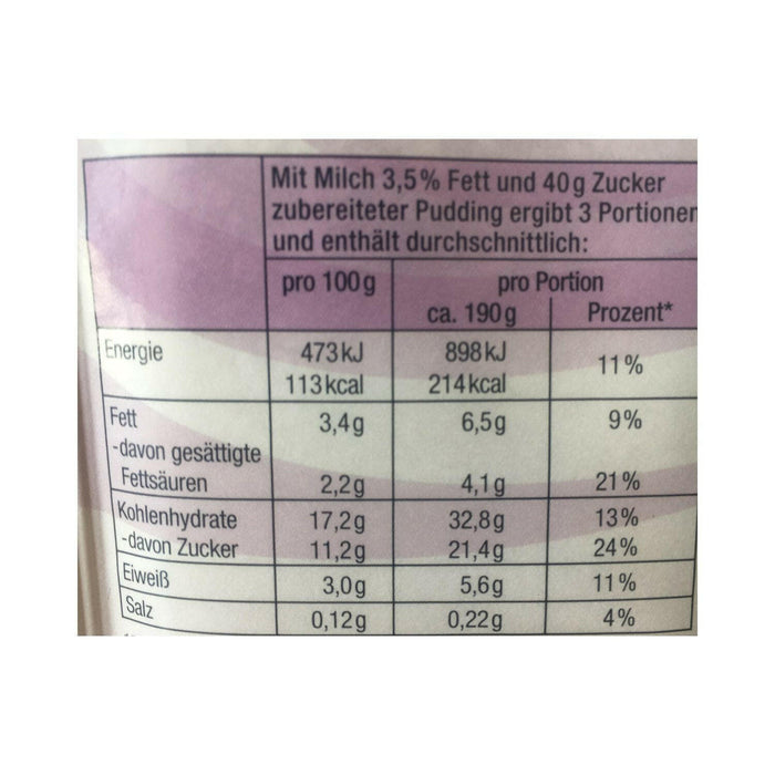 Komet Pudding -Heidelbeer - Ossiladen I Ostprodukte Versand