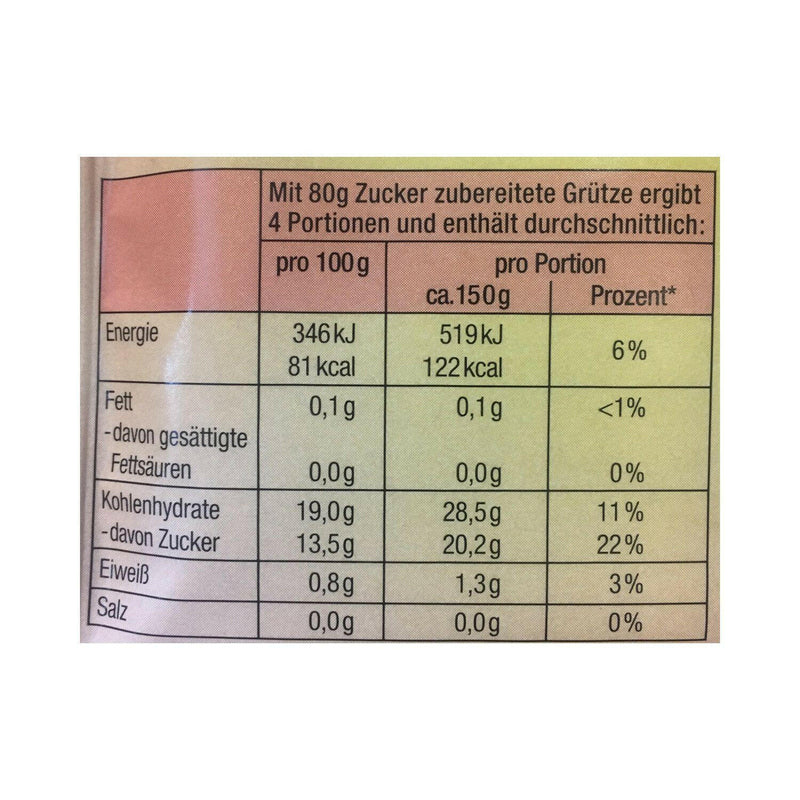 Komet Rote Grütze- Himbeer - Ossiladen I Ostprodukte Versand