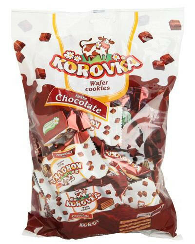 Korovka Waffelschnitten mit Schoko, 250g - Ossiladen I Ostprodukte Versand