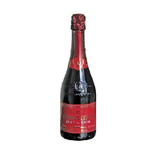 "Krimsekt "Krimstern", halbtrocken, rot 11% vol., 0,75 L"