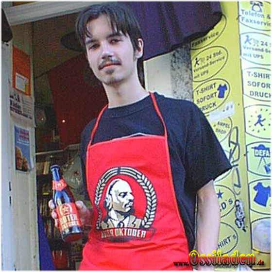 "Küchenschürze Roter Oktober "Lenin"