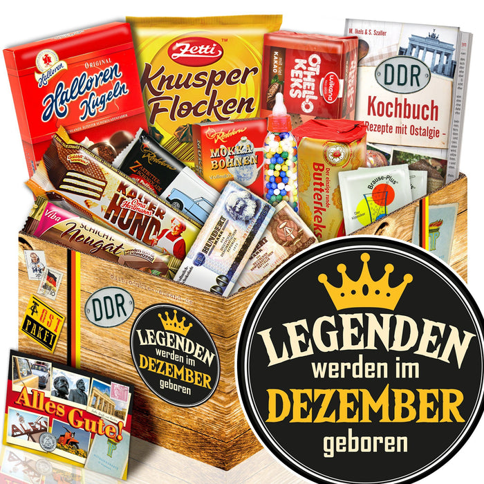 Legenden werden im Dezember geboren - Süßigkeiten Set DDR L - Ossiladen I Ostprodukte Versand