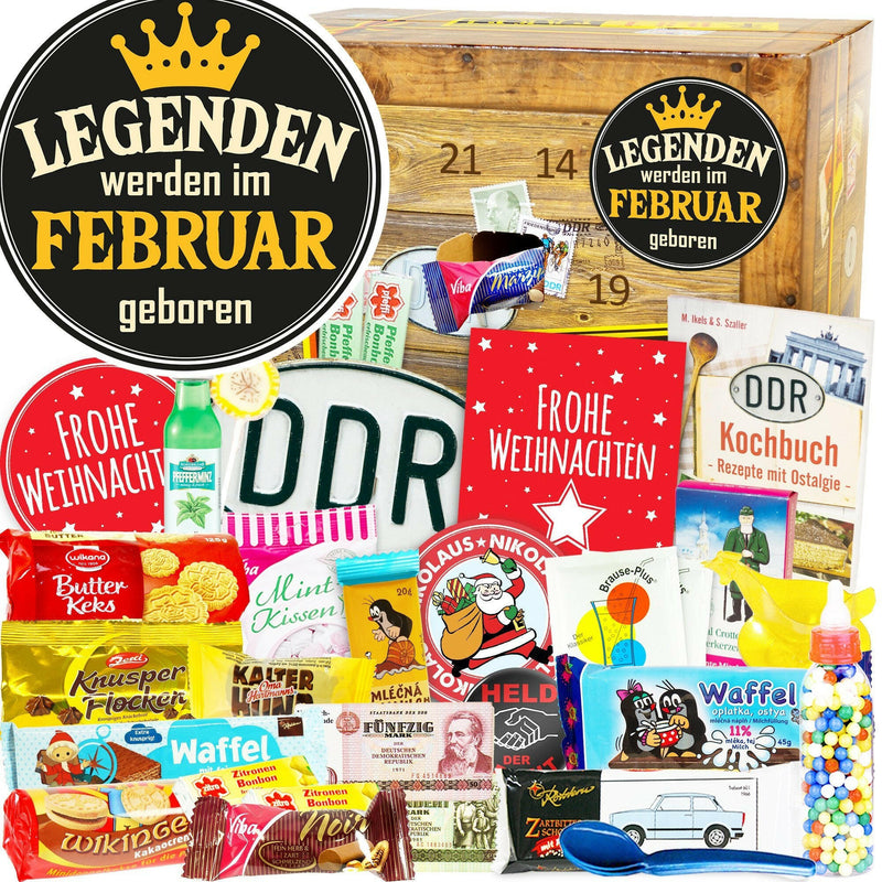 Legenden werden im Februar geboren - DDR Adventskalender - Ossiladen I Ostprodukte Versand