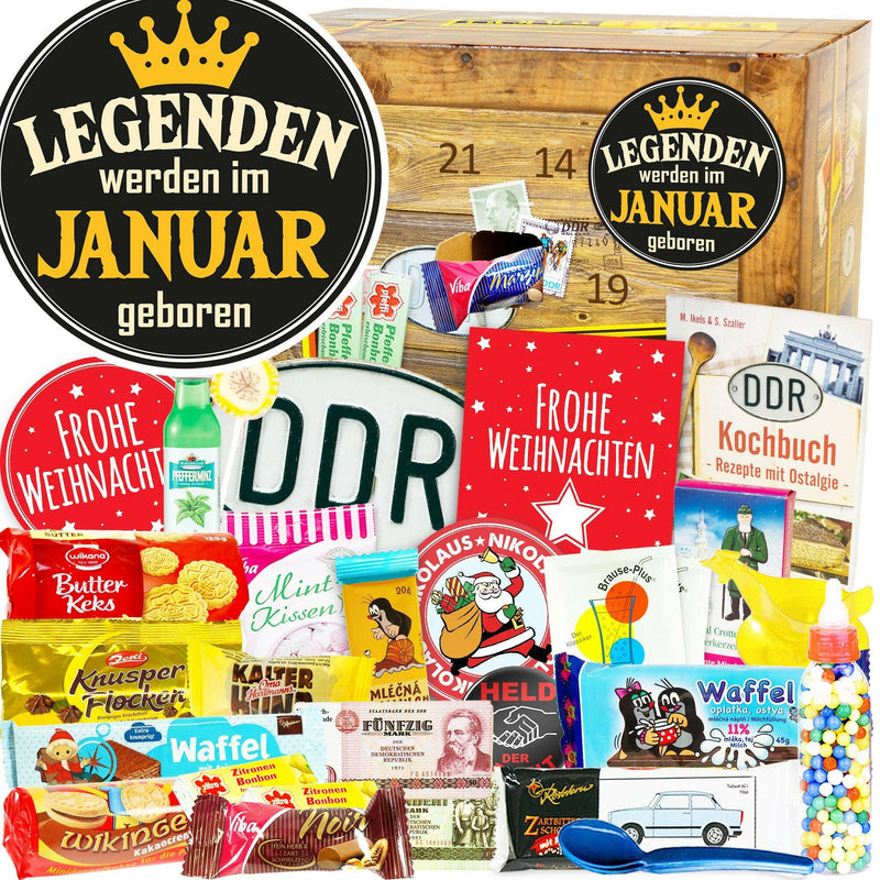Legenden werden im Januar geboren - DDR Adventskalender - Ossiladen I Ostprodukte Versand