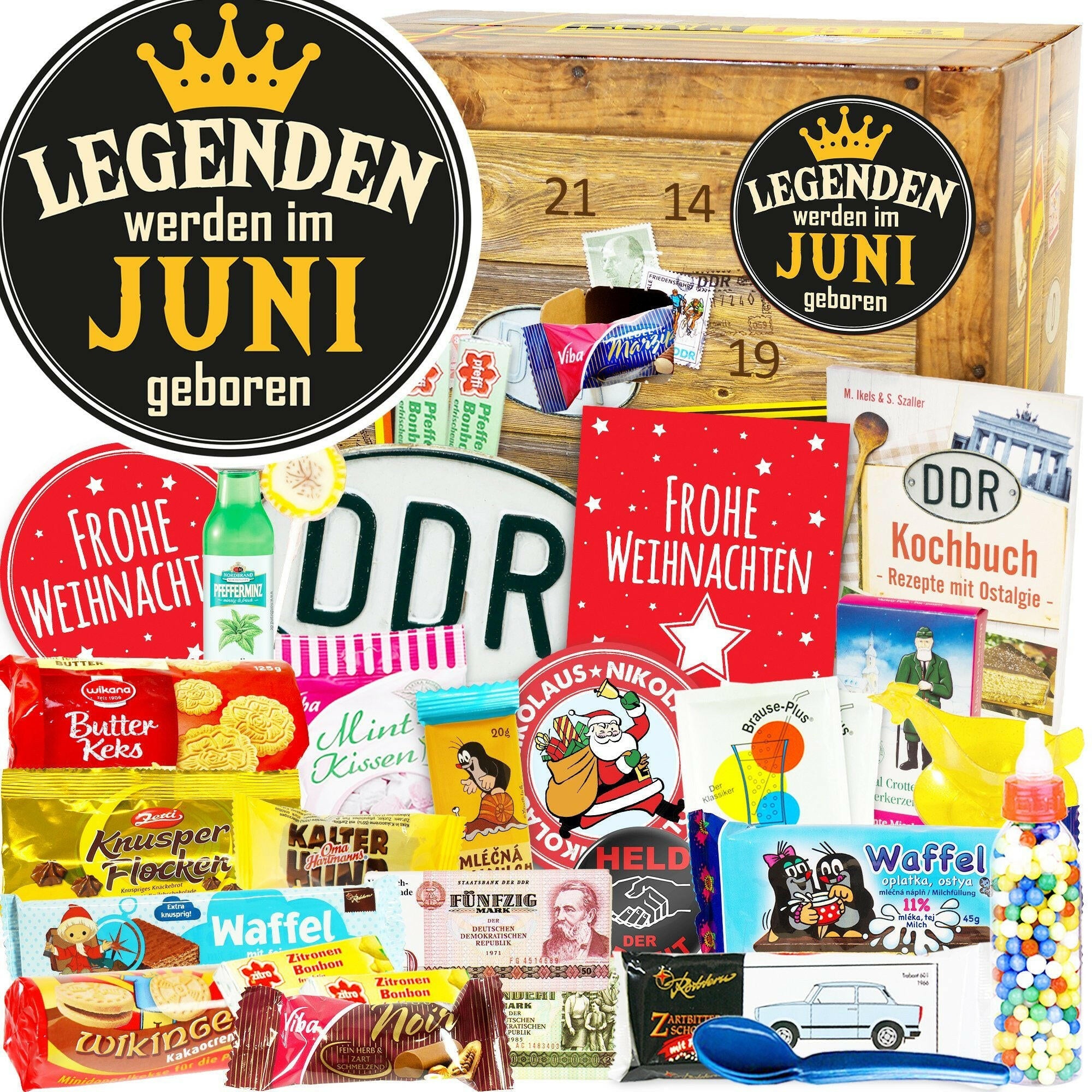 Legenden werden im Juni geboren - DDR Adventskalender - Ossiladen I Ostprodukte Versand