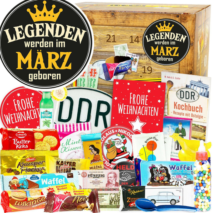Legenden werden im März geboren - DDR Adventskalender - Ossiladen I Ostprodukte Versand