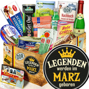 Legenden werden im März geboren - Spezialitäten Set M - Ossiladen I Ostprodukte Versand