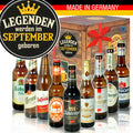 Legenden werden im September geboren - Geschenkbox "Ostbiere" 9er Set - Ossiladen I Ostprodukte Versand