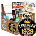 Legenden wurden 1929 geboren - Geschenkset Ostpaket "Männer Box" - Ossiladen I Ostprodukte Versand