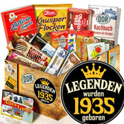 Legenden wurden 1935 geboren - Süßigkeiten Set DDR L - Ossiladen I Ostprodukte Versand