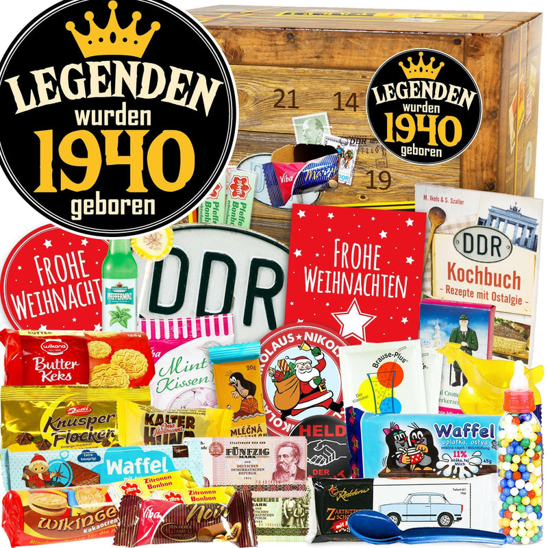 Legenden wurden 1940 geboren - DDR Adventskalender - Ossiladen I Ostprodukte Versand