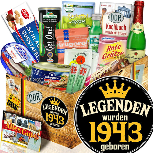 Legenden wurden 1943 geboren - Spezialitäten Set M - Ossiladen I Ostprodukte Versand