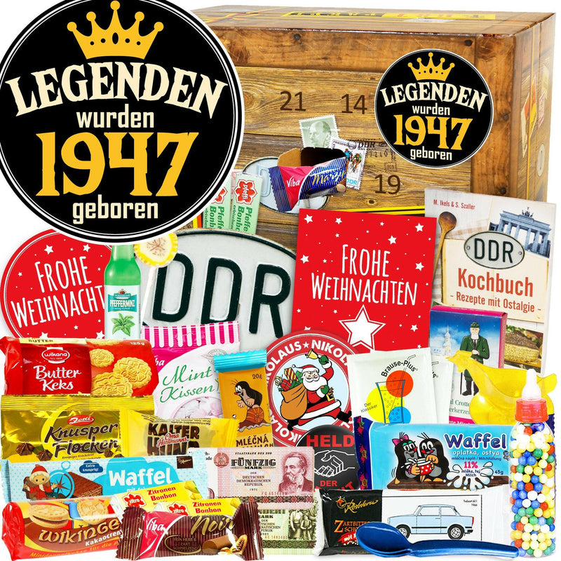 Legenden wurden 1947 geboren - DDR Adventskalender - Ossiladen I Ostprodukte Versand