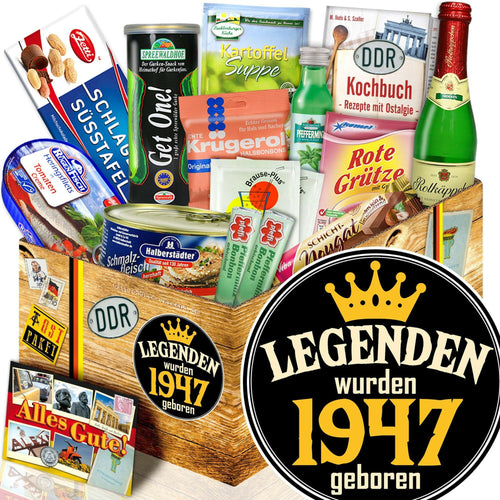Legenden wurden 1947 geboren - Spezialitäten Set M - Ossiladen I Ostprodukte Versand