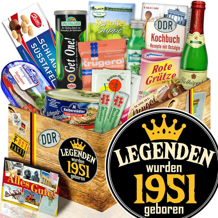 Legenden wurden 1951 geboren - Spezialitäten Set M - Ossiladen I Ostprodukte Versand
