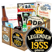 Legenden wurden 1955 geboren - Geschenkset Ostpaket "Männer Box" - Ossiladen I Ostprodukte Versand
