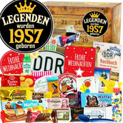 Legenden wurden 1957 geboren - DDR Adventskalender - Ossiladen I Ostprodukte Versand