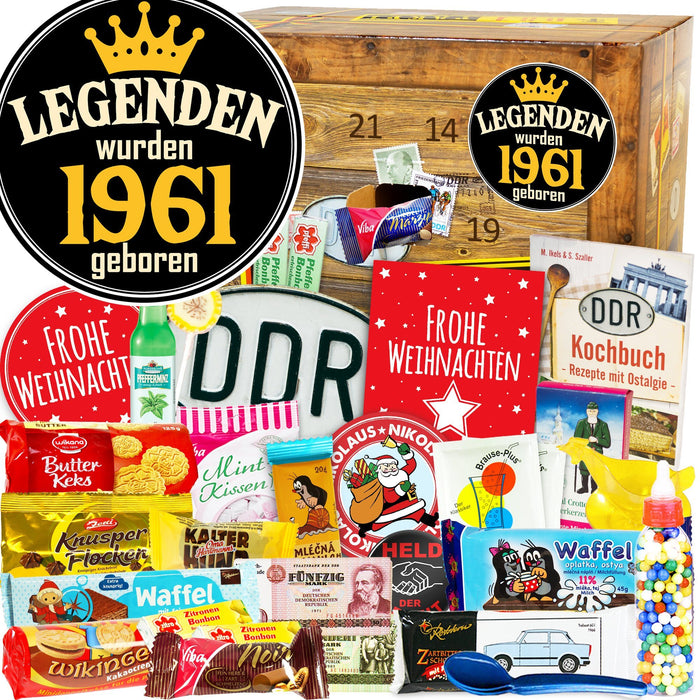 Legenden wurden 1961 geboren - DDR Adventskalender - Ossiladen I Ostprodukte Versand