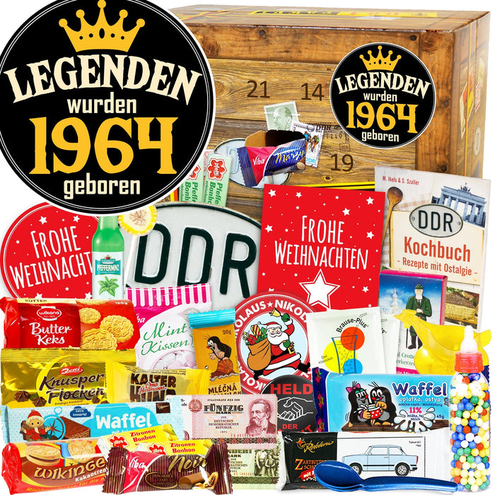 Legenden wurden 1964 geboren - DDR Adventskalender - Ossiladen I Ostprodukte Versand