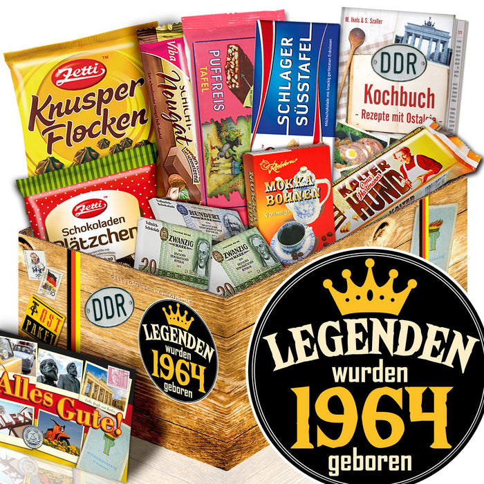 Legenden wurden 1964 geboren - Geschenkset Ostpaket "Schokoladenbox M" - Ossiladen I Ostprodukte Versand