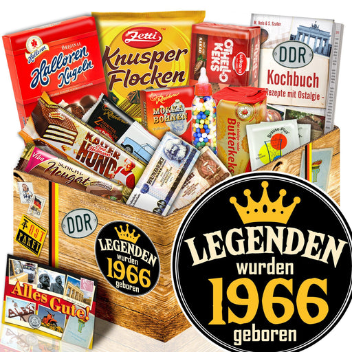 Legenden wurden 1966 geboren - Süßigkeiten Set DDR L - Ossiladen I Ostprodukte Versand