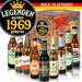 Legenden wurden 1969 geboren - Geschenkbox "Ostbiere" 9er Set - Ossiladen I Ostprodukte Versand