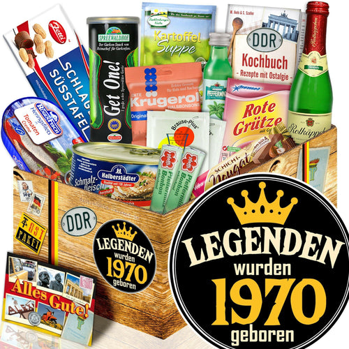 Legenden wurden 1970 geboren - Spezialitäten Set M - Ossiladen I Ostprodukte Versand