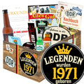 Legenden wurden 1971 geboren - Geschenkset Ostpaket "Männer Box" - Ossiladen I Ostprodukte Versand