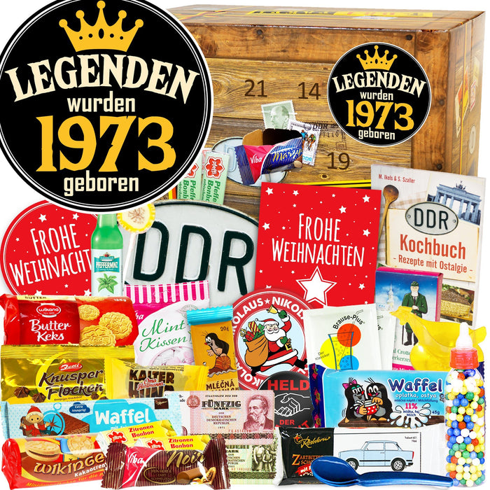 Legenden wurden 1973 geboren - DDR Adventskalender - Ossiladen I Ostprodukte Versand
