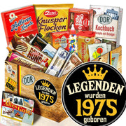 Legenden wurden 1975 geboren - Süßigkeiten Set DDR L - Ossiladen I Ostprodukte Versand